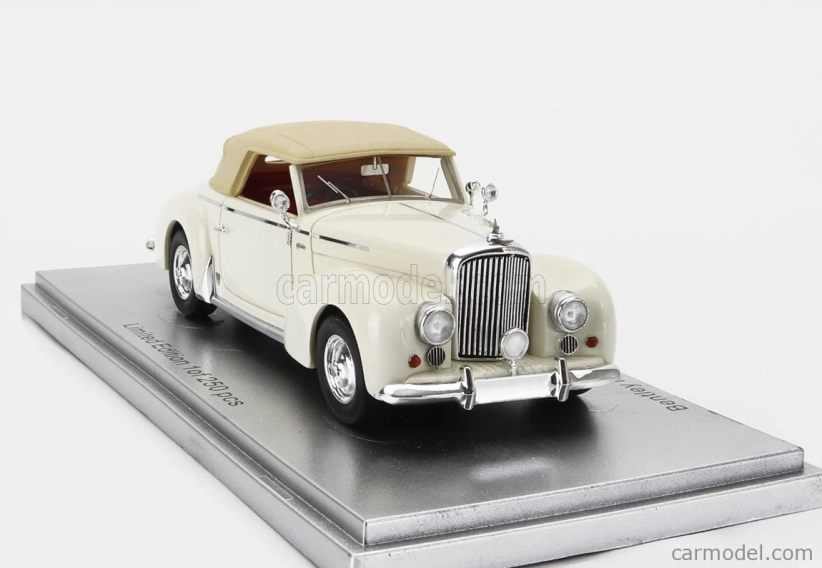 Kess-model Bentley Mkvi Drophead Coupe Graber Cabriolet Closed 1948 1:43 White