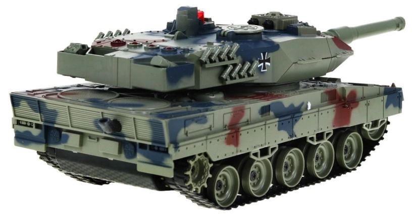 RC soubojový tank s kouřem Leopard 2A6