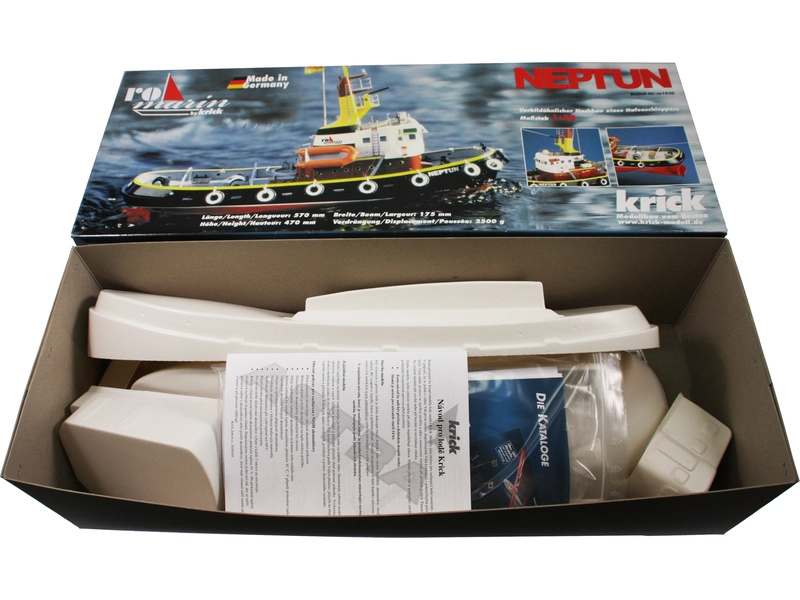 RC stavebnice ROMARIN Přístavní remorkér Neptun kit