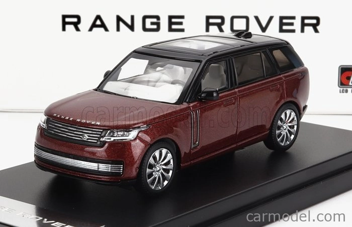 LCD model Land rover Range Rover 2022 1:64 Červený