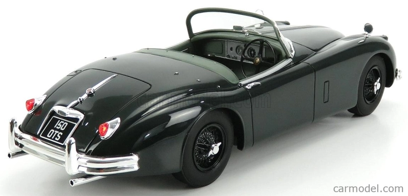 Cult-scale models Jaguar Xk150 Spider Open 1958 1:18 Britská Závodní Zelená