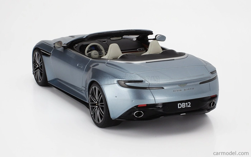 Gt-spirit Aston martin Db12 Volante 2023 1:18 Light Blue Met