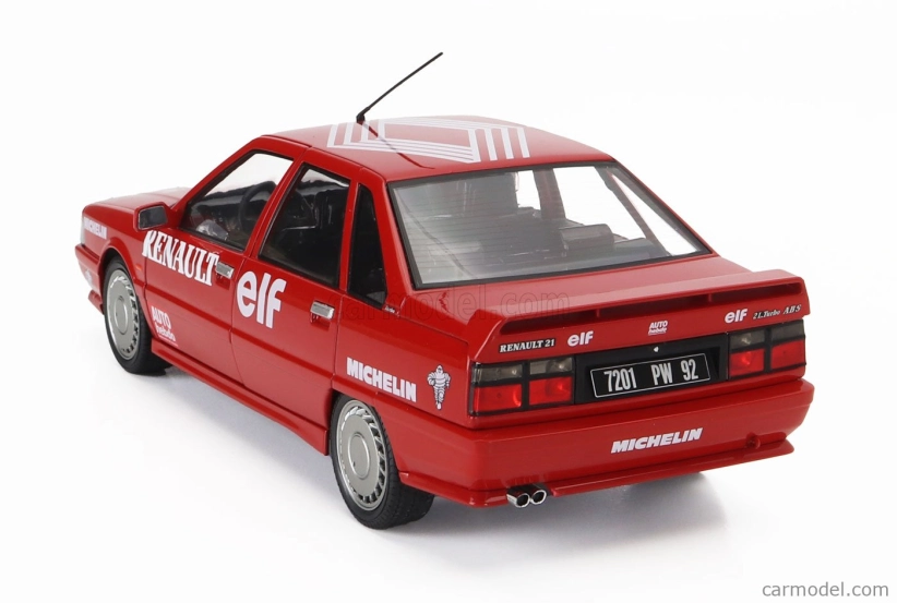 Solido Renault R21 Mki Turbo Rýchlostný rekord Vitesse Sur Glace 1988 - rekord na ľade 1:18 Červená