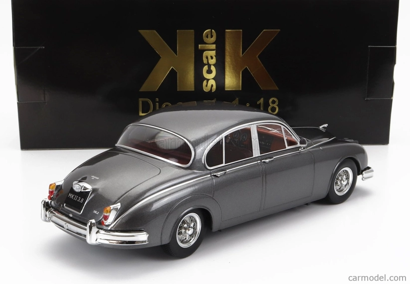 Jaguar Mkii 3.8 Lhd 1959 v mierke 1:18 Dark Grey Met