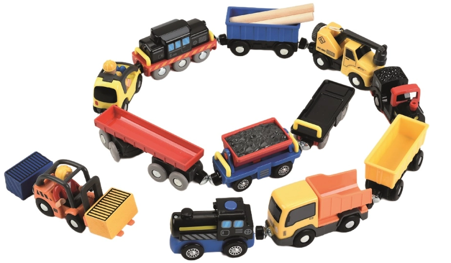 2Kids Toys Sada vozidel k vláčkodráze