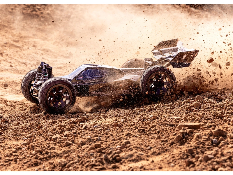 RC auto Traxxas Jato 1:8 4WD BL-2S RTR, černá