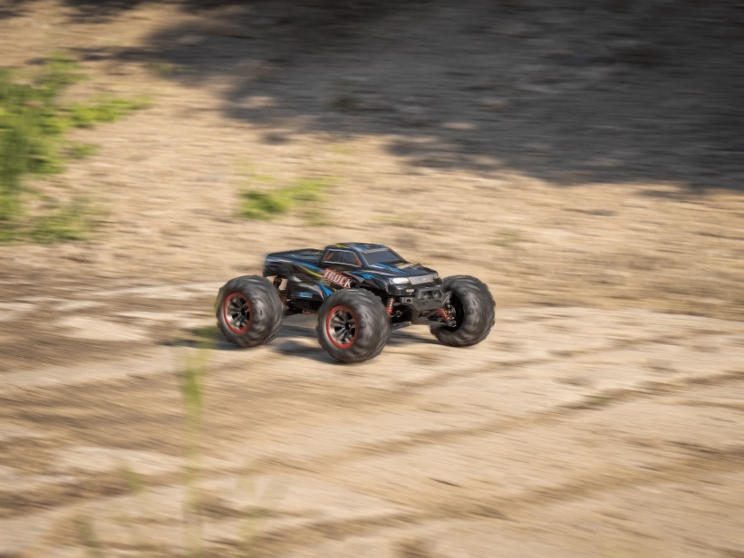 RC monster truck 9125, modrá + náhradná batéria