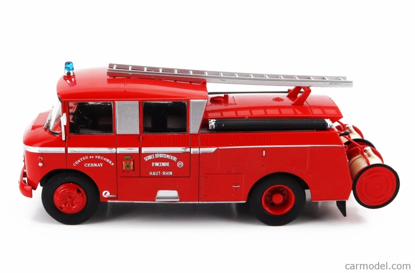 Edicola Citroen 46 Cdc Tanker Truck 1968 - Fire Engine - Vigili Del Fuoco - Feuerwehr 1:43 Red