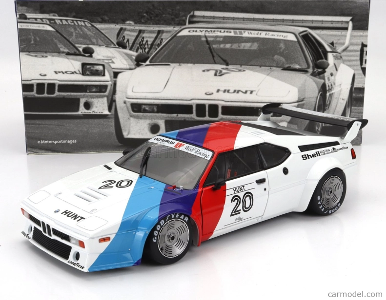 Werk83 BMW M1 M88 3.5l Team Bmw Motorsport N 20 Procar Series 1979 James Hunt 1:18 Bílá Modrá Červená