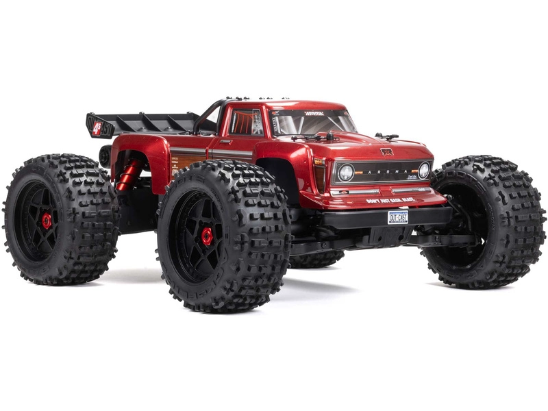 RC auto Arrma Outcast 4S V2 BLX 1:10 4WD RTR, červené