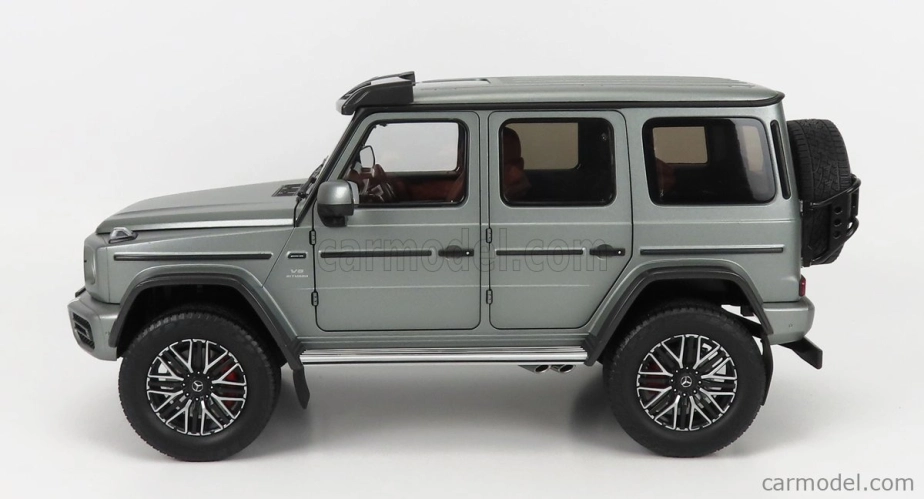 Nzg Mercedes benz G-class 4x4² 2022 1:12 Platina Stříbro Met