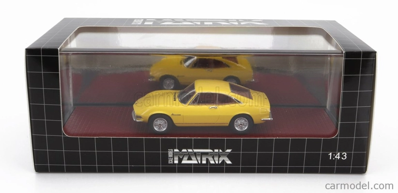Matrix scale models Fiat Dino Pininfarina Berlinetta Speciale Prototype 1965 Ferrari Engine 1:43 Žlutá