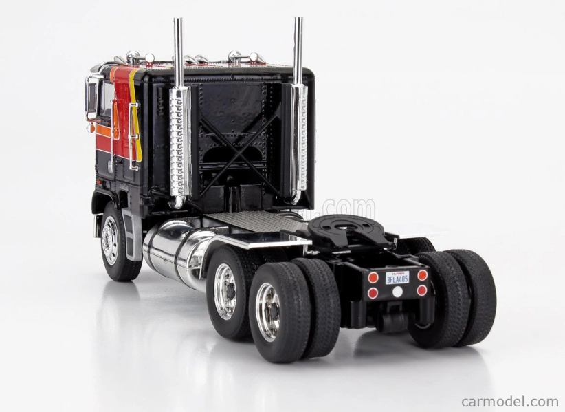 Ixo-models Freightliner Fla Tractor Truck 3-assi 1993 1:43 Černá Červená