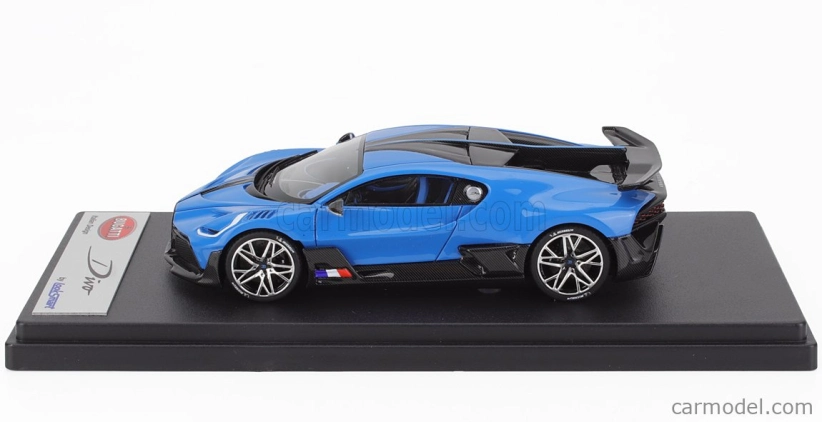 Looksmart Bugatti Divo 2020 1:43 Francouzská Závodní Modrá Lesklá Černá