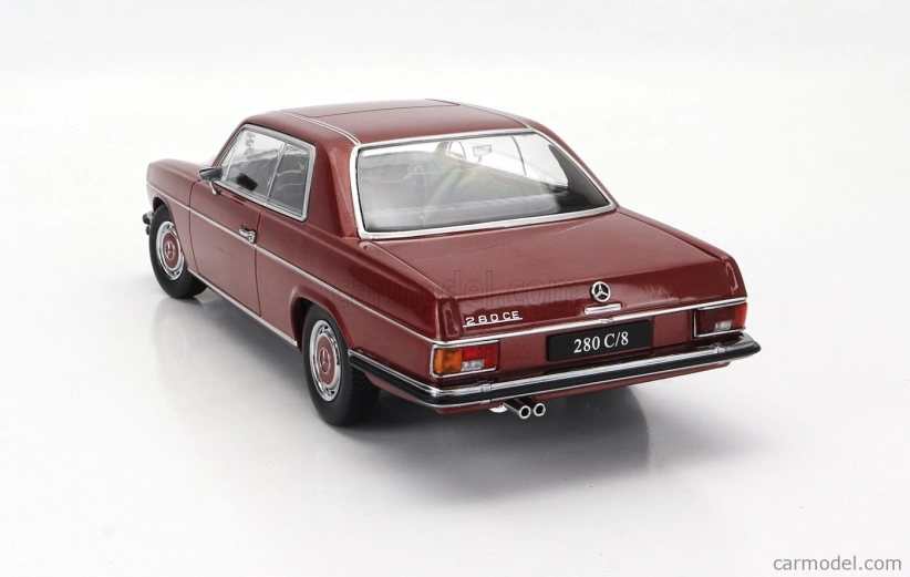 Kk-scale Mercedes benz 280c/8 (w114) Coupe 1969 1:18 Red Met