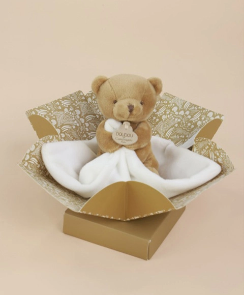 Doudou Můj malý medvídek 10 cm hnědý