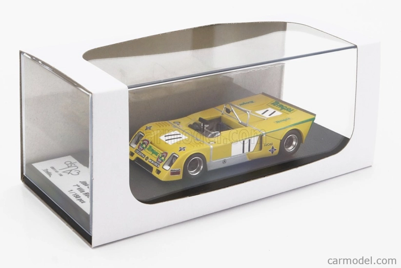 Trofeu Chevron B23 N 11 7. Rally Vila Real 1973 Jose Maria Juncadella 1:43 Žltá