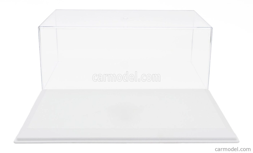 Vetrina zobrazovací box Vetrina zobrazovací box Box pre 1/18 Base In Plastica Bianca - Plastic Base White - Lungh.length Cm 33.5 X Largh.width Cm 17.3 X Alt.height Cm 13.0 (altezza Interna Interior Height Cm 11.0) 1:18 Plastic Display - White
