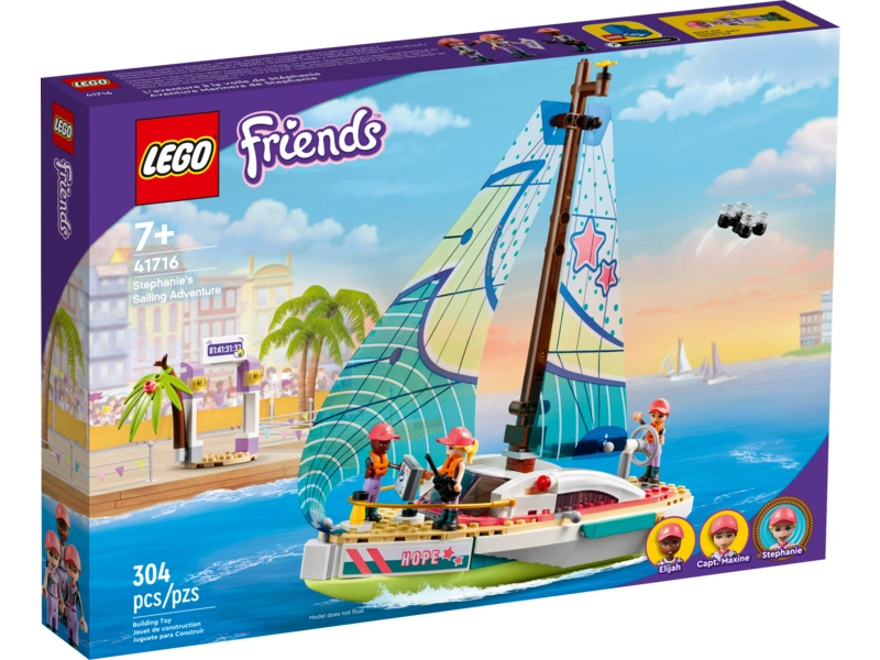 LEGO Friends - Stephanie a dobrodružstvo na plachetnici