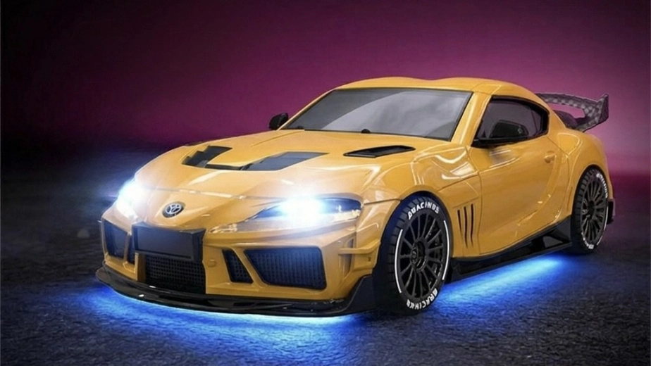 Toyota Supra Drift/Race 1:43 4WD RTR yellow