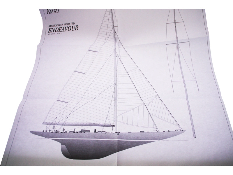 AMATI Endeavour plachetnica 1934 1:80 kit