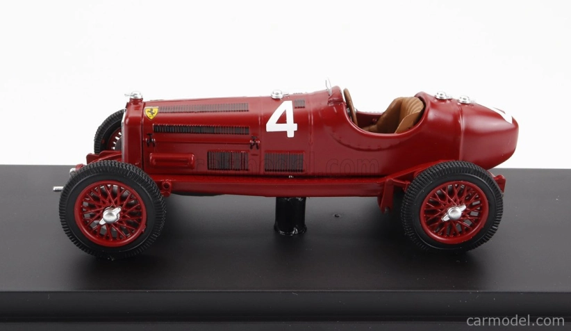 Rio-models Alfa romeo P3 Tipo B N 4 2nd Circuito Di Modena 1934 Achille Varzi 1:43 Červená