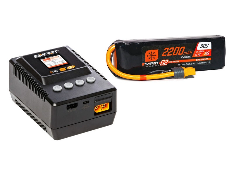 Spektrum Smart Powerstage G2 Air 3S 2200mAh IC3, nabíjačka S155