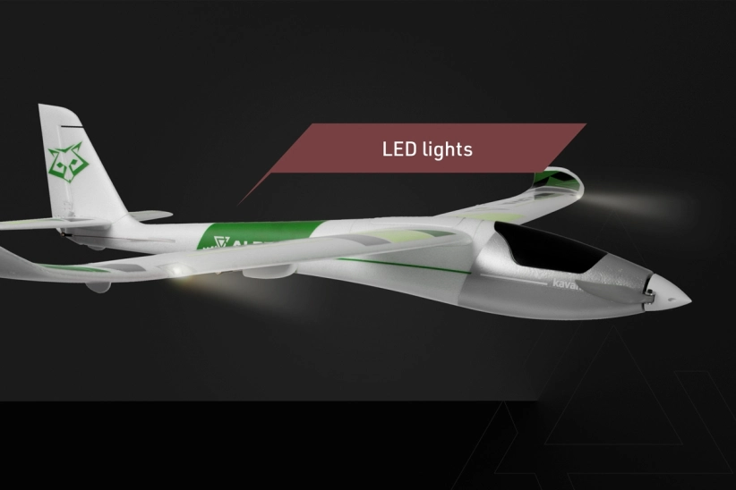 RC lietadlo Alpha 1500 V2 ARF, zelené
