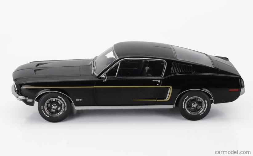 Kk-scale Ford usa Mustang Gt Fastback Coupe 1968 1:18 Black