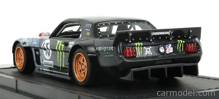Topmarques Ford usa Mustang 1965 Hoonigan V2 N 43 Pikes Peak 2018 Ken Block 1:43 Bielo-sivá čierna