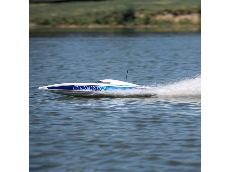 RC rychlostní člun Proboat Sonicwake 36" RTR, bílá