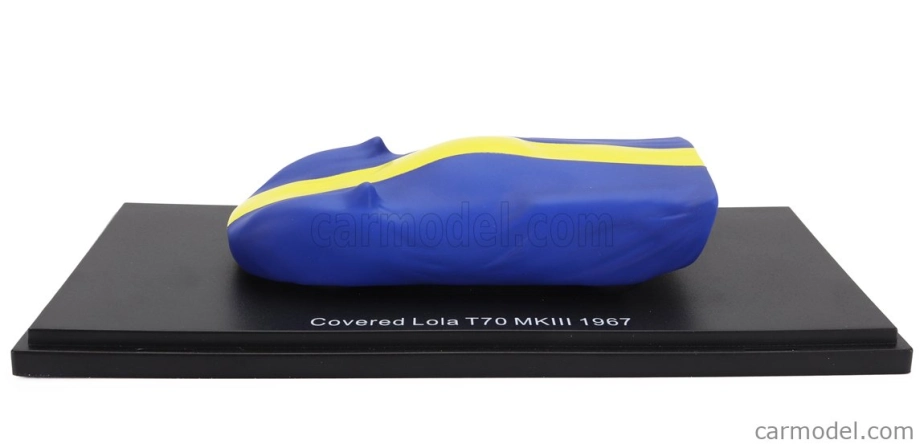 Modely v mierke Matrix Lola Under Cover - T70 Mkiii Race Version 1967 1:43 Blue Yellow