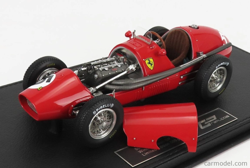 Gp-replicas Ferrari F1  500 F2 Scuderia Ferrari N 5 Winner British Gp Alberto Ascari 1953 World Champion 1:18 Red