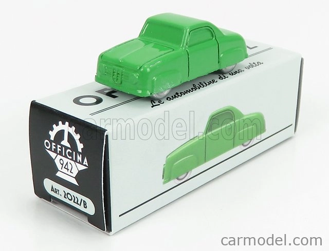 Officina-942 Fiat 500 Berlinetta Carrozzeria Vignale 1947 1:76 Zelená