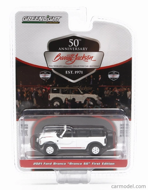 Greenlight Ford usa Bronco 66 First Edition 2021 1:64 Bílá Černá