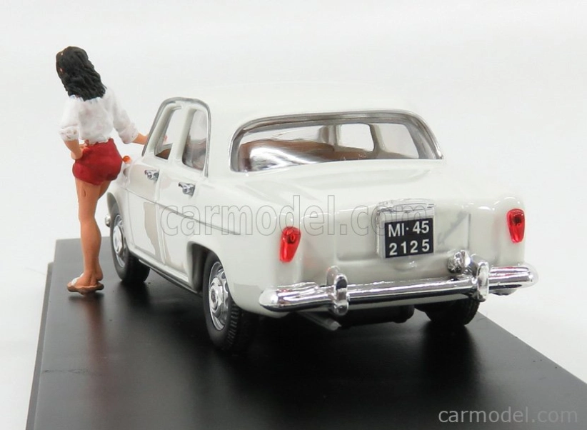 Rio-models Alfa romeo Giulietta Concorso Miss Italia 1955 s obrázkom 1:43 biela