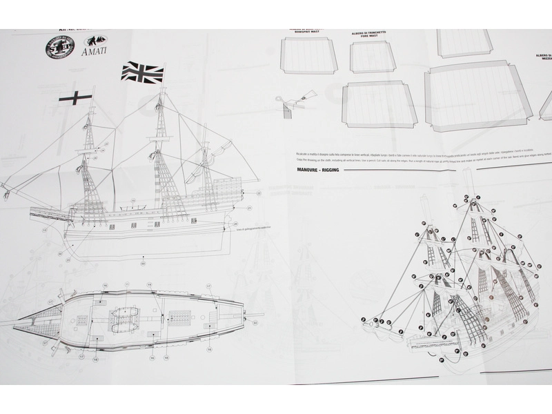 AMATI Mayflower 1620 1:135 kit