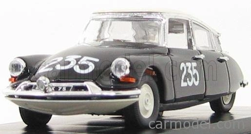 Rio-models Citroen Ds19 N 235 Mille Miglia 1957 Renaud - Gordine 1:43 čierna biela