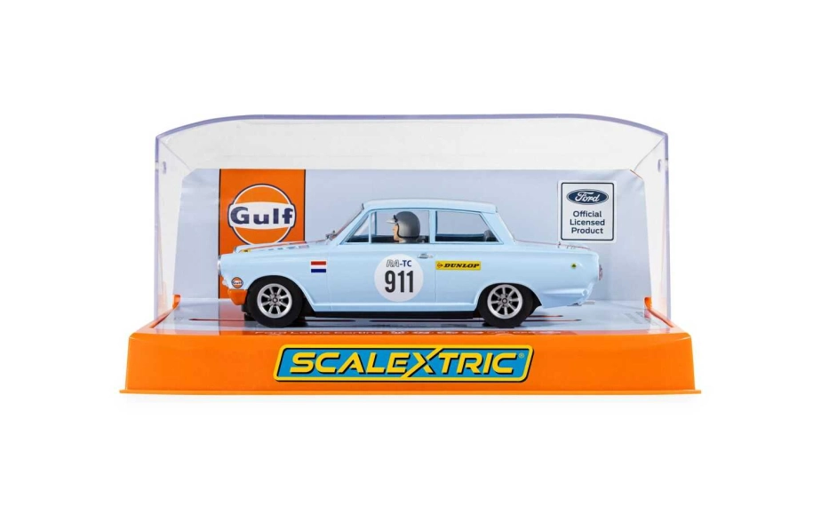 Autíčko Gulf SCALEXTRIC C4669 - Ford Lotus Cortina (1:32)