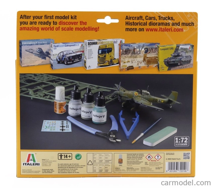 Italeri Junkers Ju-87b Airplane Stuka Military 1935 1:72 /