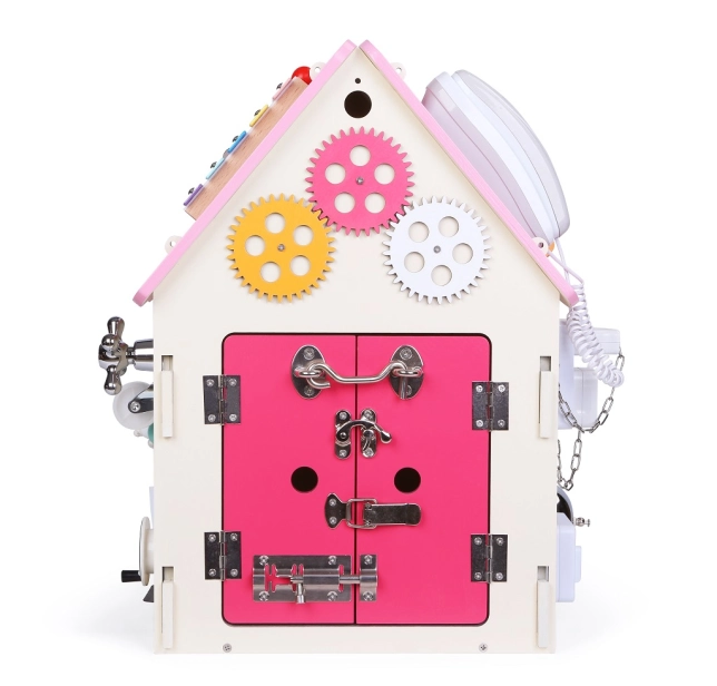 2Kids Toys Activity board Ružový domček