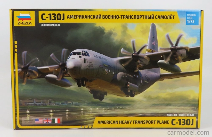 Zvezda Lockheed martin C-130j Vojenské americké ťažké dopravné lietadlo 1954 1:72 /