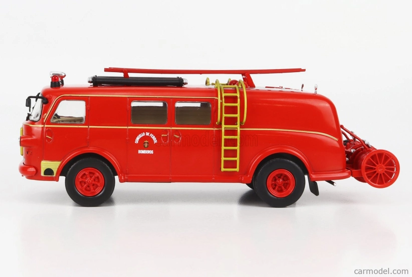 Edicola Pegaso Z-203 Tanker Truck Mofletes Španielsko 1960 1:43 Červená