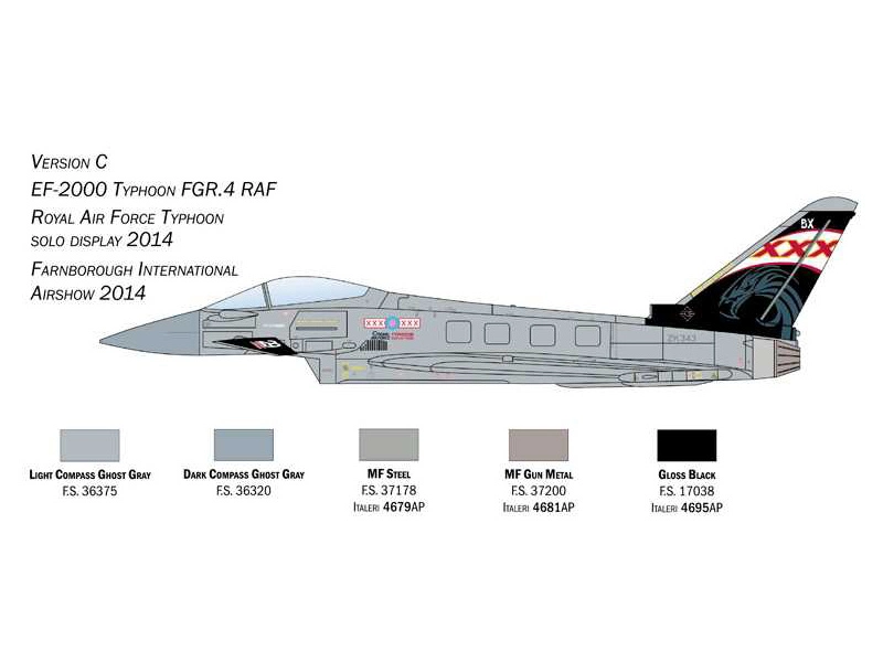 Italeri Eurofighter Typhoon EF-2000 „In R.A.F. Service“ (1:72)