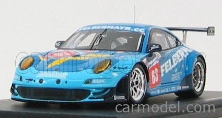 Spark-model Porsche 911 997 Gt3rsr Proton Competition N 63 24h Le Mans 2011 Felbermayr Jr - Felbermayr Senior - Reid 1:43 2 Tóny Modré