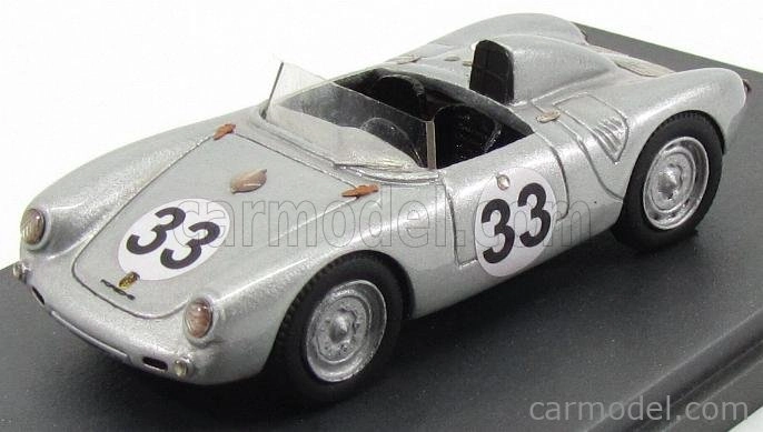 Veselý model Porsche 550rs Spider N 33 24h Le Mans 1957 Herrmann - Frankenberg 1:43 Silver