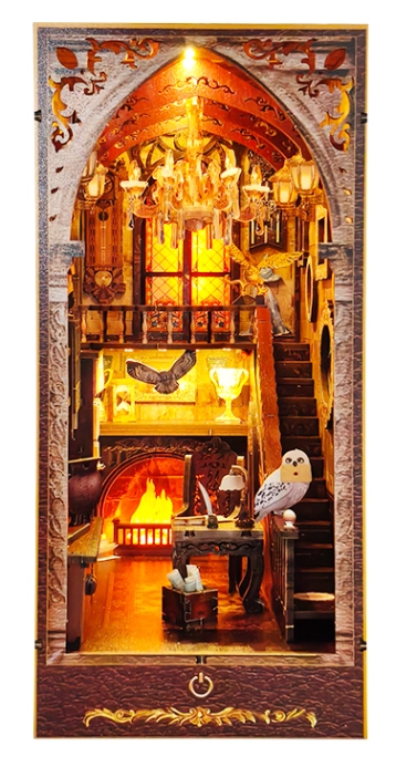 2Kids Toys 3D skládačka Zarážka na knihy Miniatura domečku Magický dům