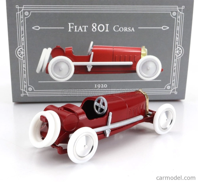 Officina-942 Fiat 801 Spider Corsa 1920 1:43 Tmavo červená
