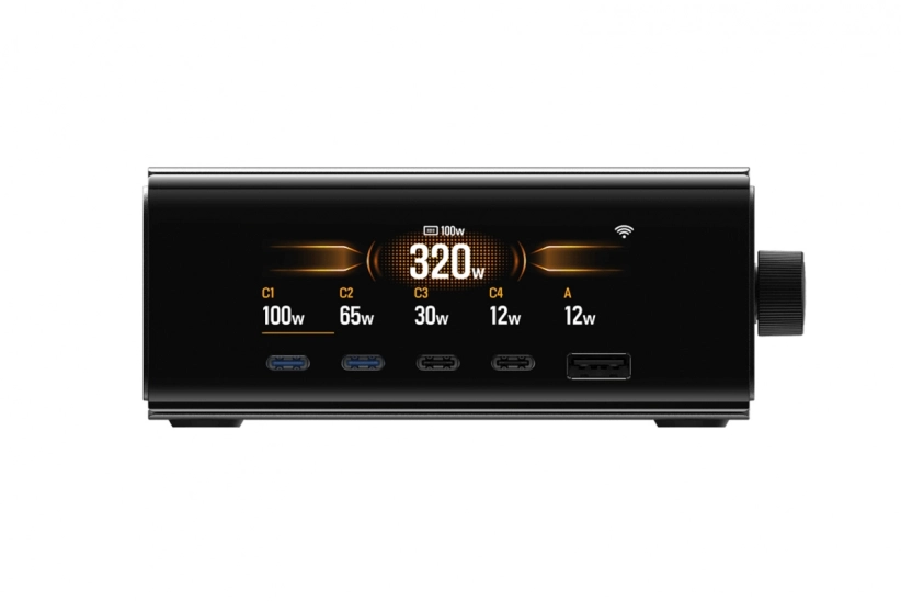 EcoFlow RAPID Pro Stolní nabíječka (320W, 5 Portů, GaN)