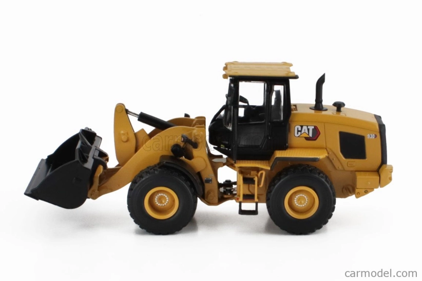 Dm-models Caterpillar Cat930 Ruspa Gommata - Scraper Tractor Wheel Loader 1:50 Žlutá Černá